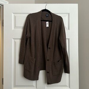 Gap taupe cardigan NWT
